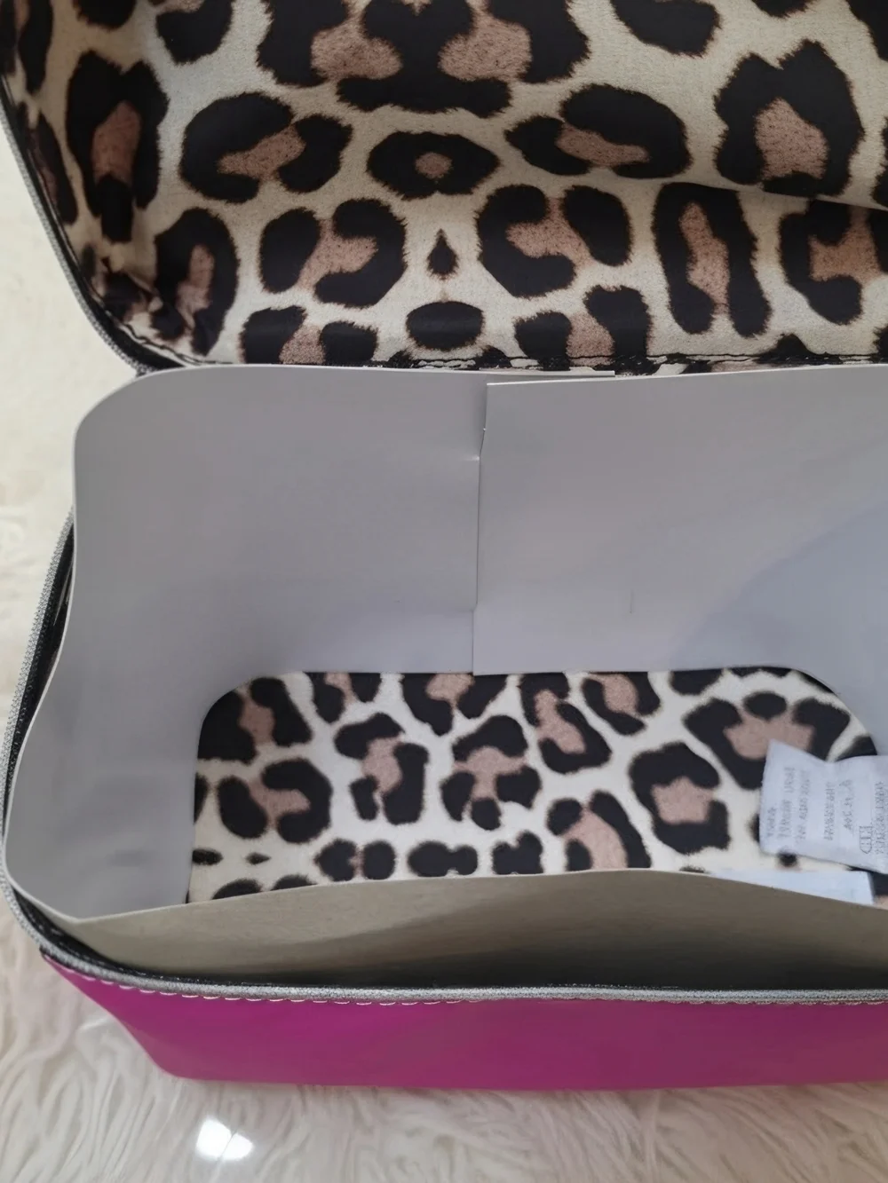 Estee Lauder Pink Structured Cosmetic Train Case